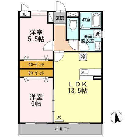 シャルマン瀬底の物件間取画像